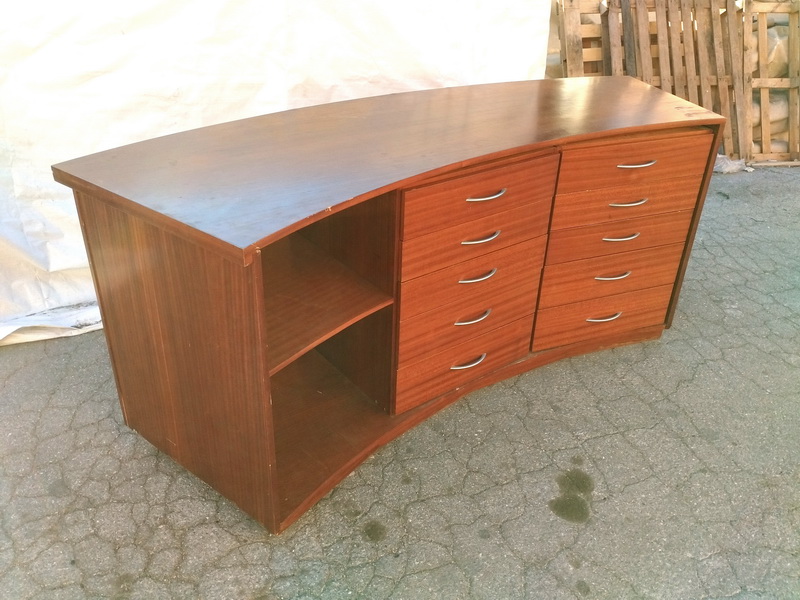 mostrador comercio madera 90.5x227x70 1u